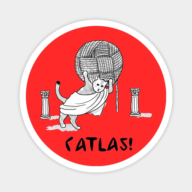 CATlas Magnet by bobeckstein